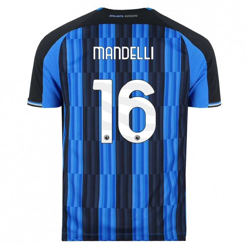 Danxen Uomo Maglia Giulia Mandelli #16 Blu Nero Rosso Kit Gara Home 2026/27 Maglietta