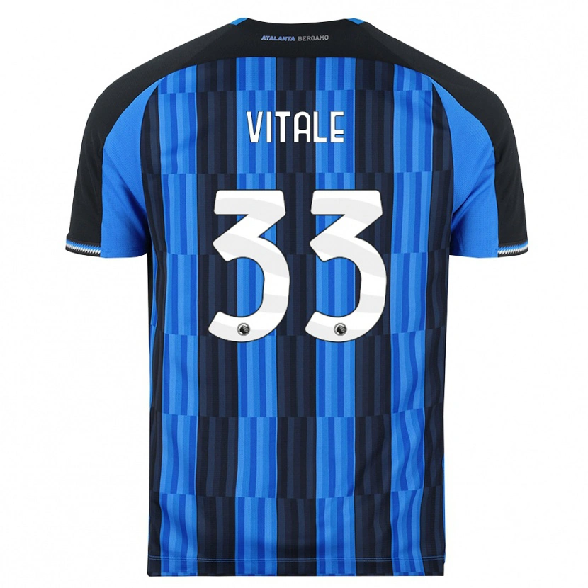 Danxen Uomo Maglia Francesca Vitale #33 Blu Nero Rosso Kit Gara Home 2026/27 Maglietta