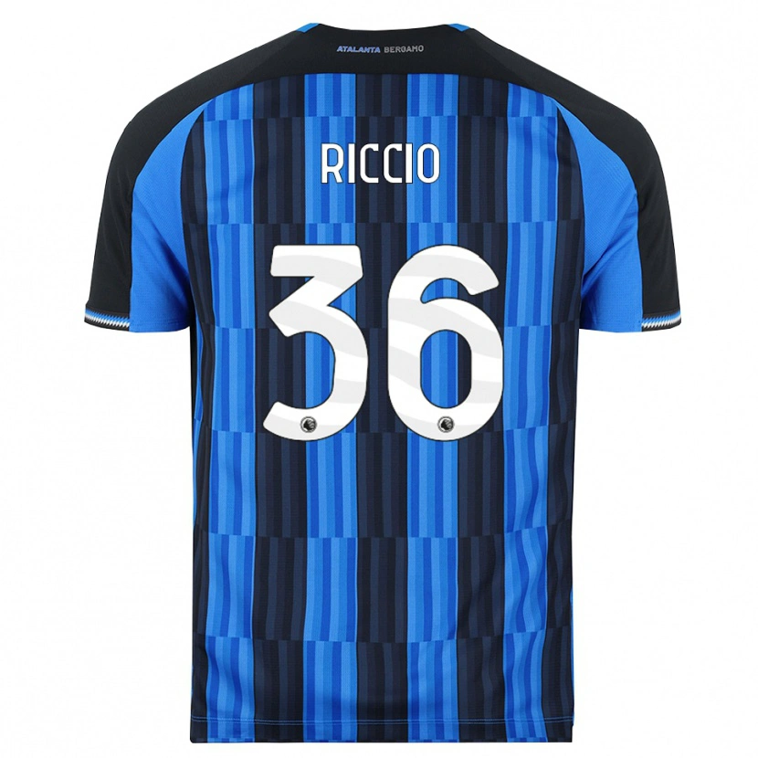 Danxen Uomo Maglia Lorenzo Riccio #36 Blu Nero Rosso Kit Gara Home 2026/27 Maglietta