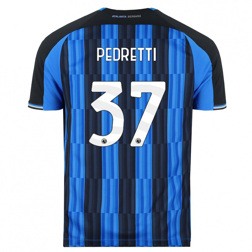 Danxen Uomo Maglia Mattia Pedretti #37 Blu Nero Rosso Kit Gara Home 2026/27 Maglietta