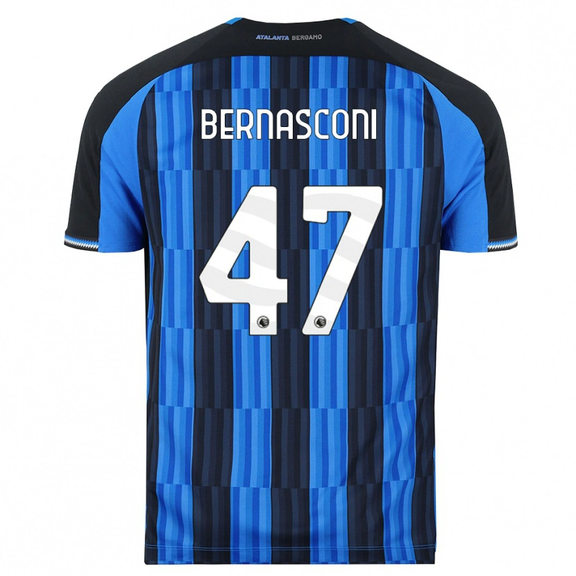 Danxen Uomo Maglia Lorenzo Bernasconi #47 Blu Nero Rosso Kit Gara Home 2026/27 Maglietta