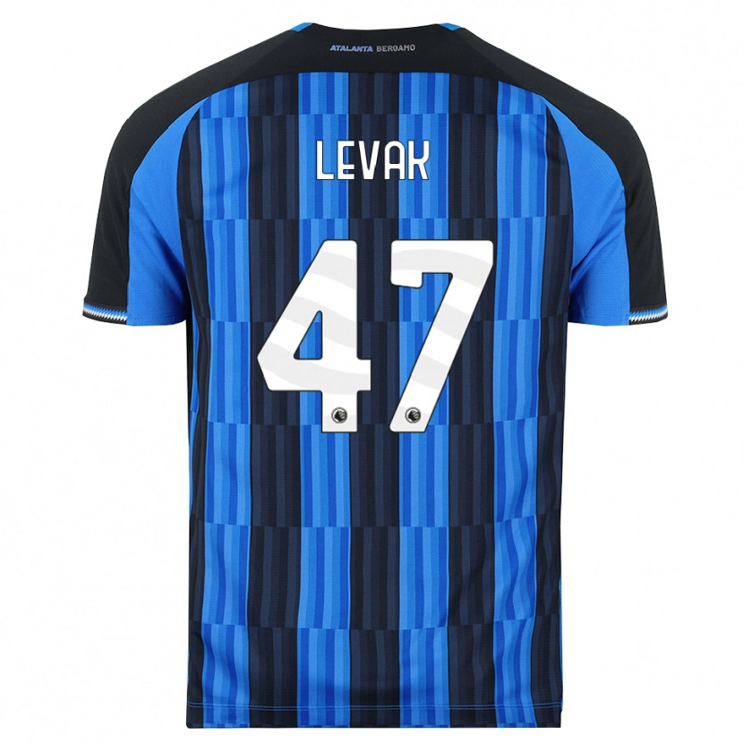 Danxen Uomo Maglia Sergej Levak #47 Blu Nero Rosso Kit Gara Home 2026/27 Maglietta