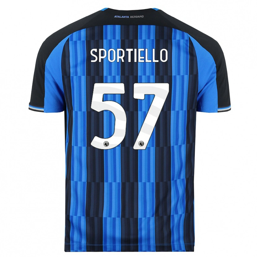 Danxen Uomo Maglia Marco Sportiello #57 Blu Nero Rosso Kit Gara Home 2026/27 Maglietta