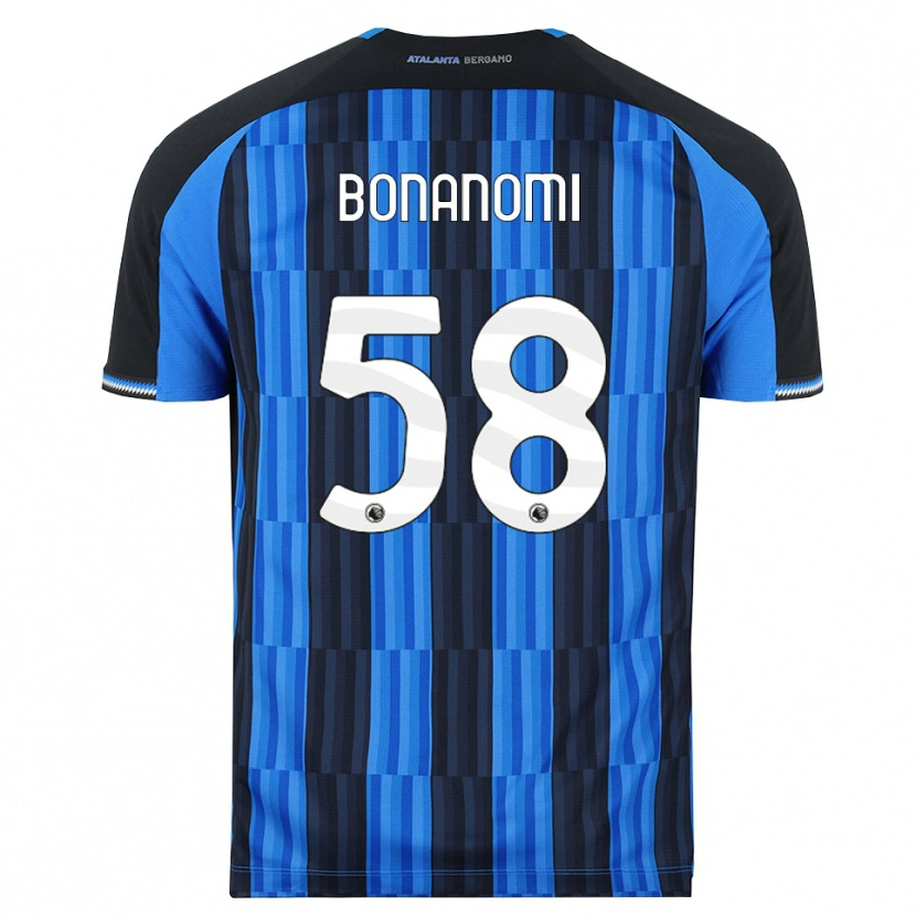 Danxen Uomo Maglia Andrea Bonanomi #58 Blu Nero Rosso Kit Gara Home 2026/27 Maglietta
