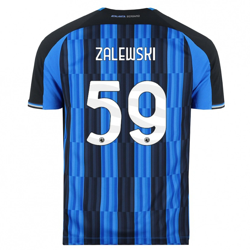 Danxen Uomo Maglia Nicola Zalewski #59 Blu Nero Rosso Kit Gara Home 2026/27 Maglietta