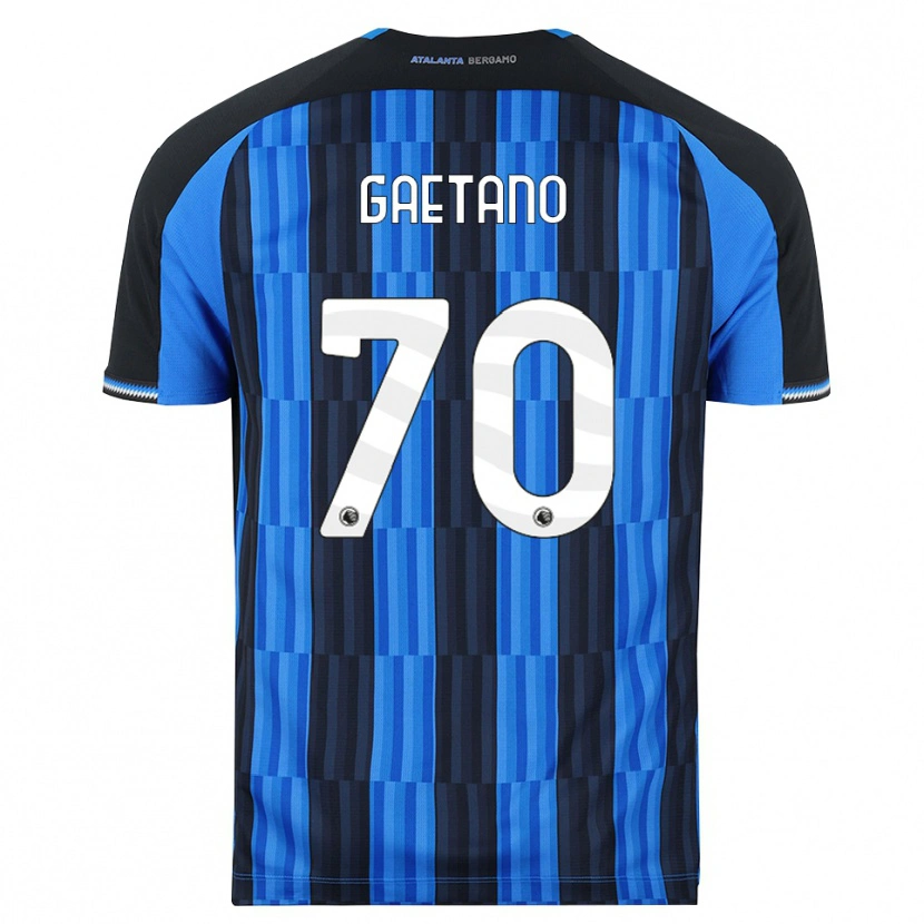 Danxen Uomo Maglia Gianluca Gaetano #70 Blu Nero Rosso Kit Gara Home 2026/27 Maglietta