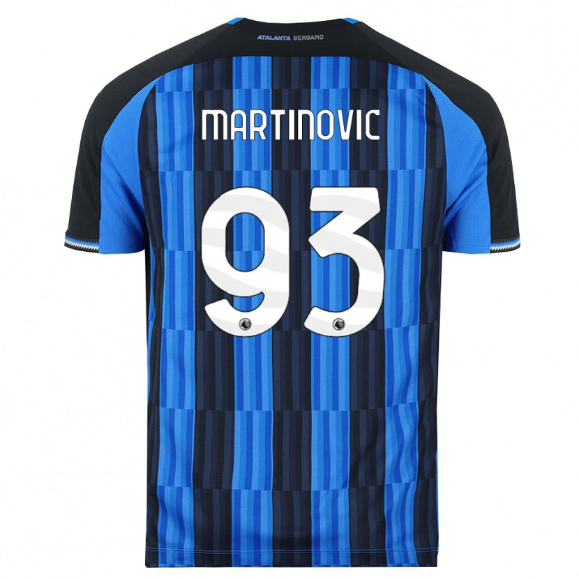 Danxen Uomo Maglia Melania Martinovic #93 Blu Nero Rosso Kit Gara Home 2026/27 Maglietta