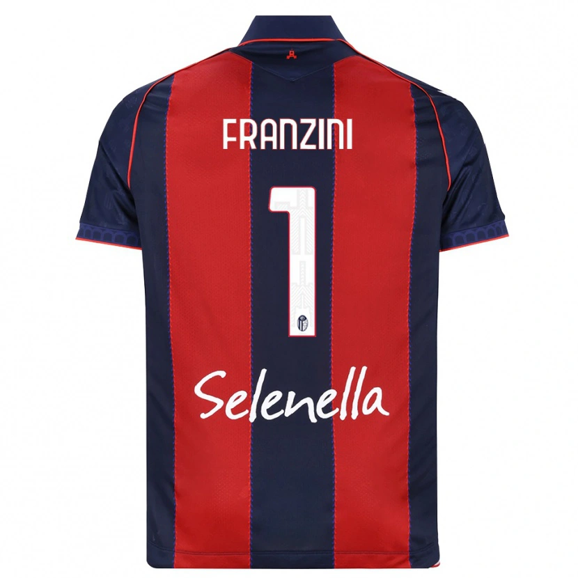 Danxen Uomo Maglia Davide Franzini #1 Blu Reale Rosso Bianco Kit Gara Home 2026/27 Maglietta