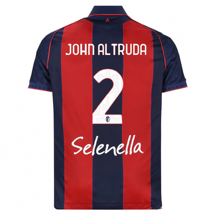 Danxen Uomo Maglia Alessandro John Altruda #2 Blu Reale Rosso Bianco Kit Gara Home 2026/27 Maglietta