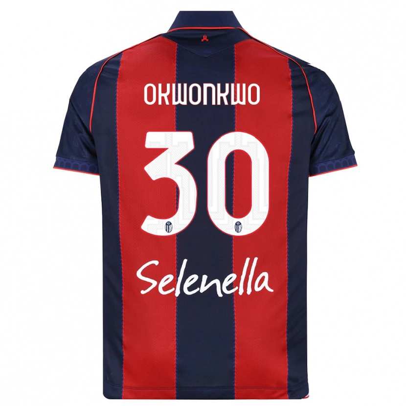 Danxen Uomo Maglia Orji Okwonkwo #30 Blu Reale Rosso Bianco Kit Gara Home 2026/27 Maglietta