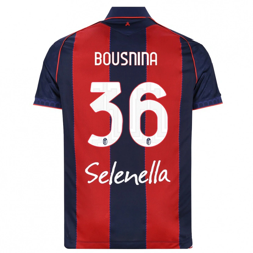 Danxen Uomo Maglia Farès Bousnina #36 Blu Reale Rosso Bianco Kit Gara Home 2026/27 Maglietta