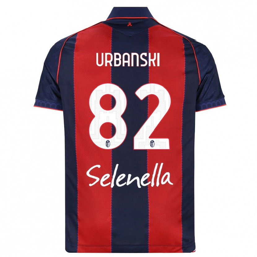 Danxen Uomo Maglia Kacper Urbanski #82 Blu Reale Rosso Bianco Kit Gara Home 2026/27 Maglietta