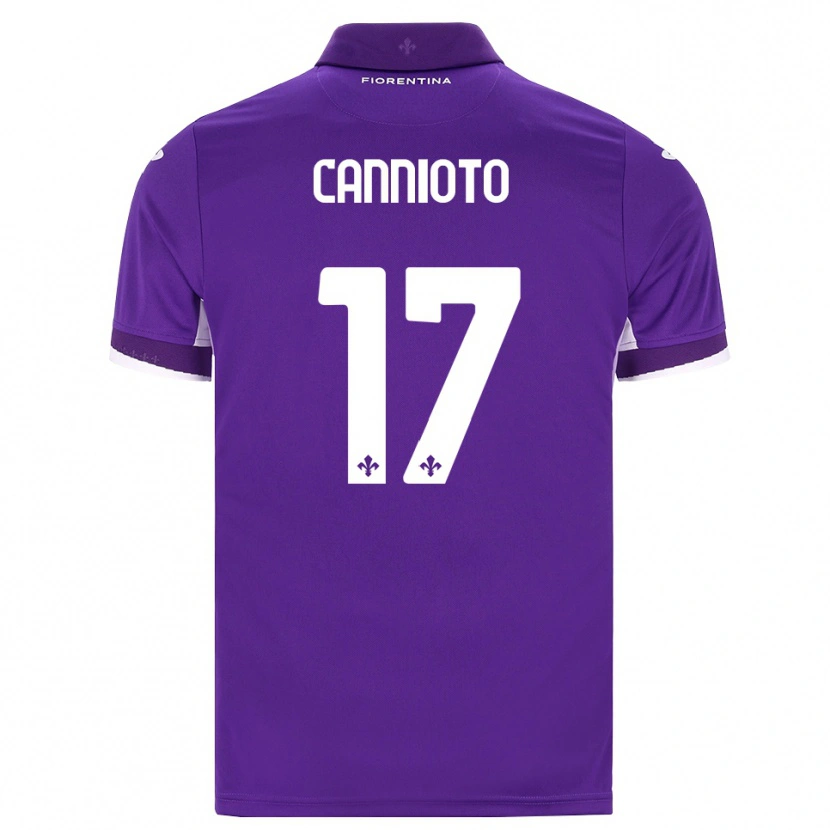 Danxen Uomo Maglia Andrea Cannioto #17 Viola Bianco Rosa Kit Gara Home 2026/27 Maglietta