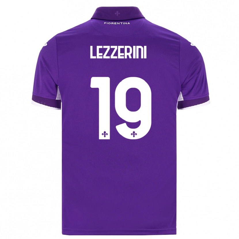 Danxen Uomo Maglia Luca Lezzerini #19 Viola Bianco Rosa Kit Gara Home 2026/27 Maglietta