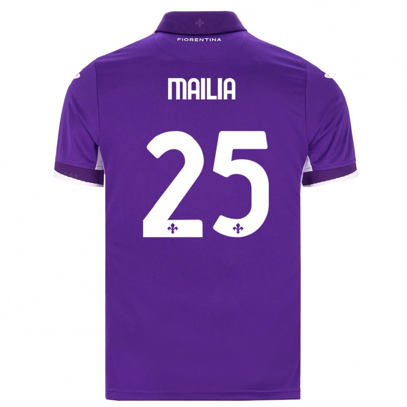 Danxen Uomo Maglia Siria Mailia #25 Viola Bianco Rosa Kit Gara Home 2026/27 Maglietta