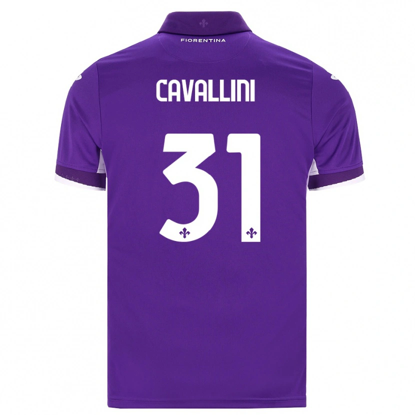 Danxen Uomo Maglia Aurora Cavallini #31 Viola Bianco Rosa Kit Gara Home 2026/27 Maglietta