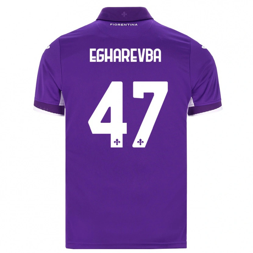 Danxen Uomo Maglia Fortune Egharevba #47 Viola Bianco Rosa Kit Gara Home 2026/27 Maglietta
