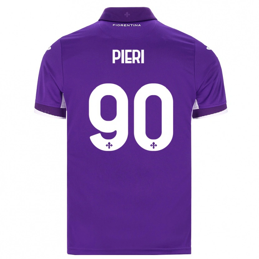Danxen Uomo Maglia Arianna Pieri #90 Viola Bianco Rosa Kit Gara Home 2026/27 Maglietta