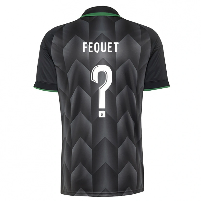 Danxen Uomo Maglia Noa Fequet #0 Verde Bianco Nero Kit Gara Away 2026/27 Maglietta