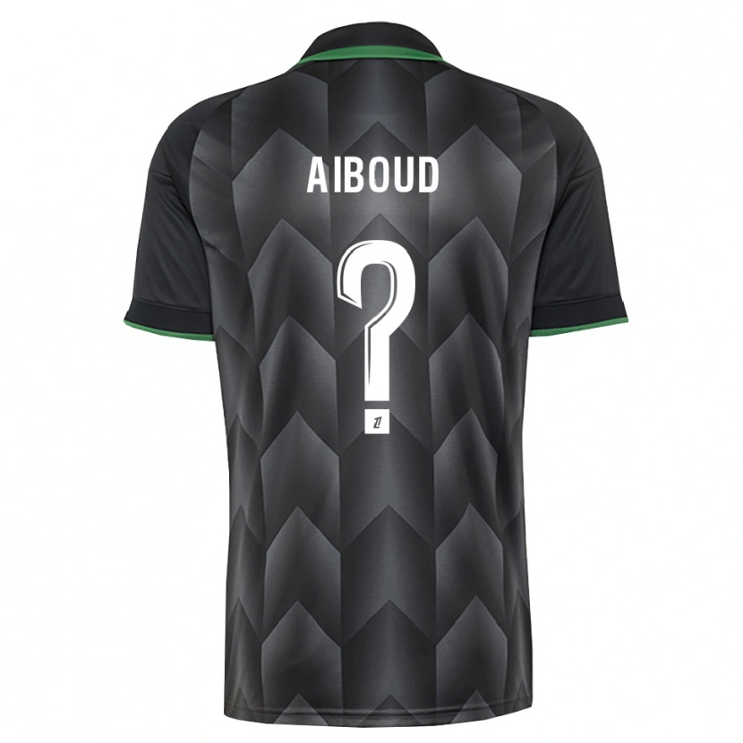 Danxen Uomo Maglia Rayan Aiboud #0 Verde Bianco Nero Kit Gara Away 2026/27 Maglietta