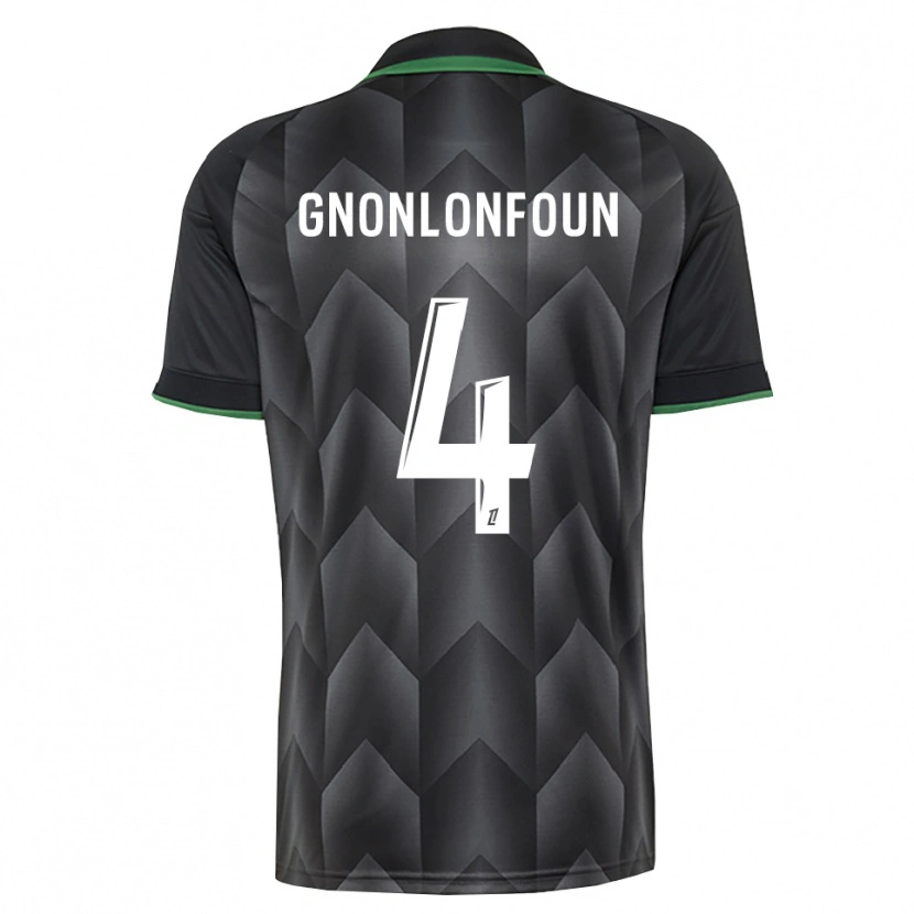 Danxen Uomo Maglia Madi Gnonlonfoun #4 Verde Bianco Nero Kit Gara Away 2026/27 Maglietta