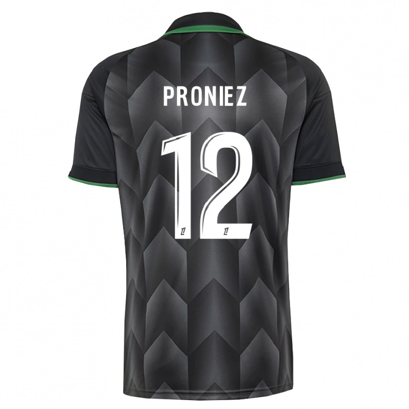 Danxen Uomo Maglia Fany Proniez #12 Verde Bianco Nero Kit Gara Away 2026/27 Maglietta