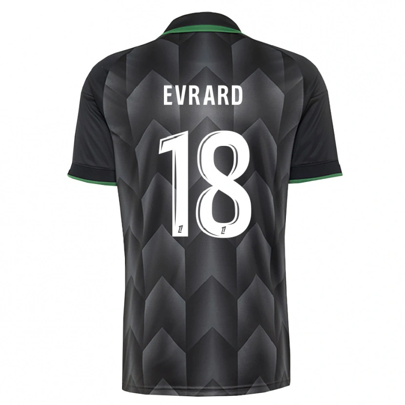 Danxen Uomo Maglia Julia Evrard #18 Verde Bianco Nero Kit Gara Away 2026/27 Maglietta