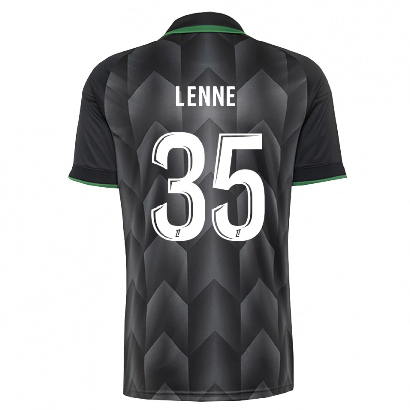 Danxen Uomo Maglia Oscar Lenne #35 Verde Bianco Nero Kit Gara Away 2026/27 Maglietta