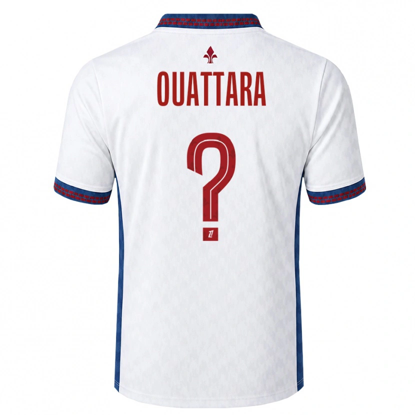 Danxen Uomo Maglia Fadiga Ouattara #0 Rosso Bianco Blu Kit Gara Away 2026/27 Maglietta