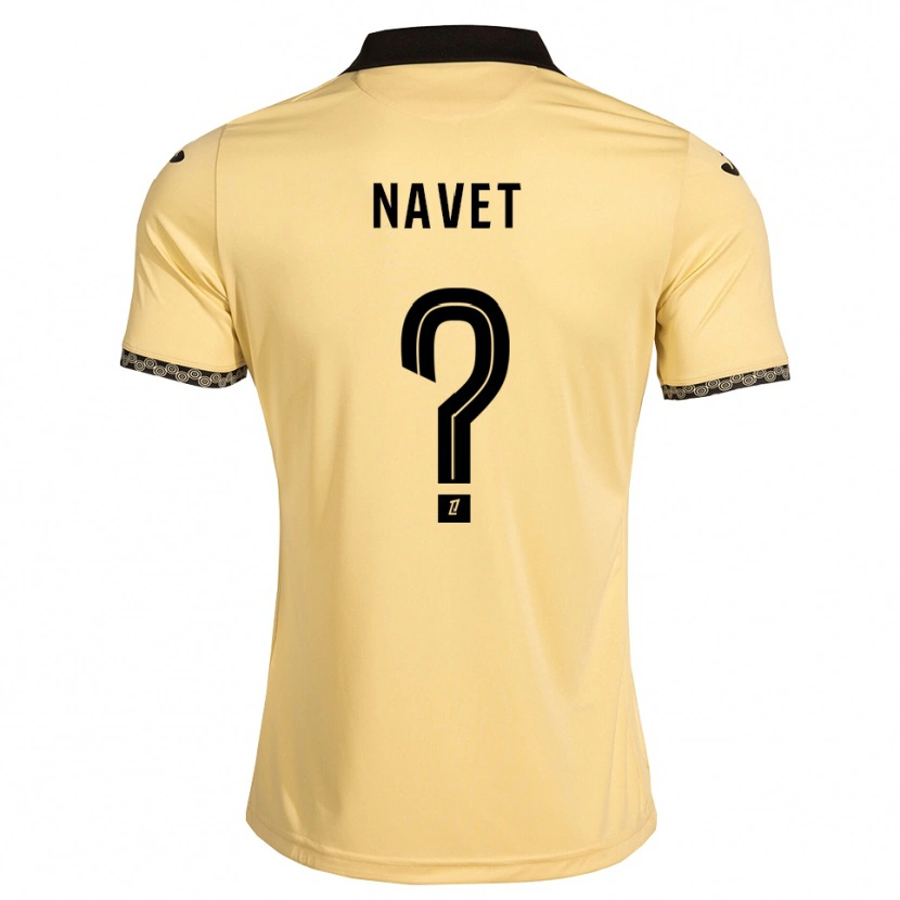 Danxen Uomo Maglia Noahnn Navet #0 Bianco Avorio Nero Kit Gara Away 2026/27 Maglietta