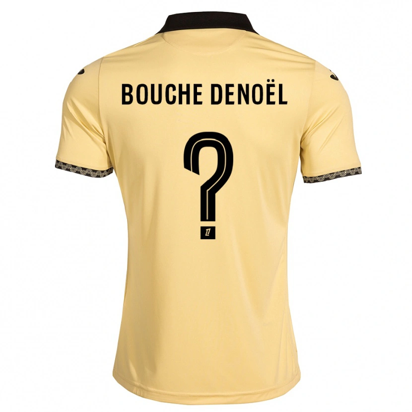 Danxen Uomo Maglia Max Bouche Denoël #0 Bianco Avorio Nero Kit Gara Away 2026/27 Maglietta