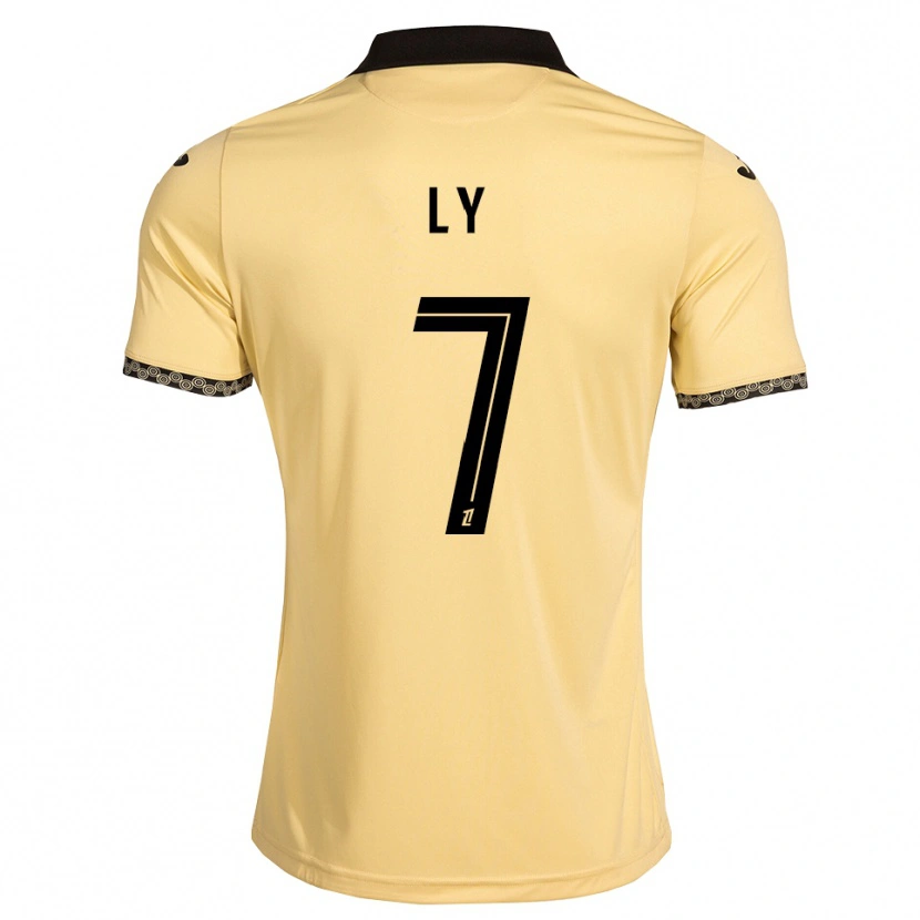 Danxen Uomo Maglia Mactar Ly #7 Bianco Avorio Nero Kit Gara Away 2026/27 Maglietta