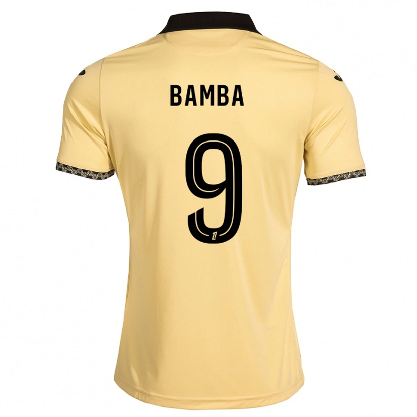 Danxen Uomo Maglia Mohamed Bamba #9 Bianco Avorio Nero Kit Gara Away 2026/27 Maglietta