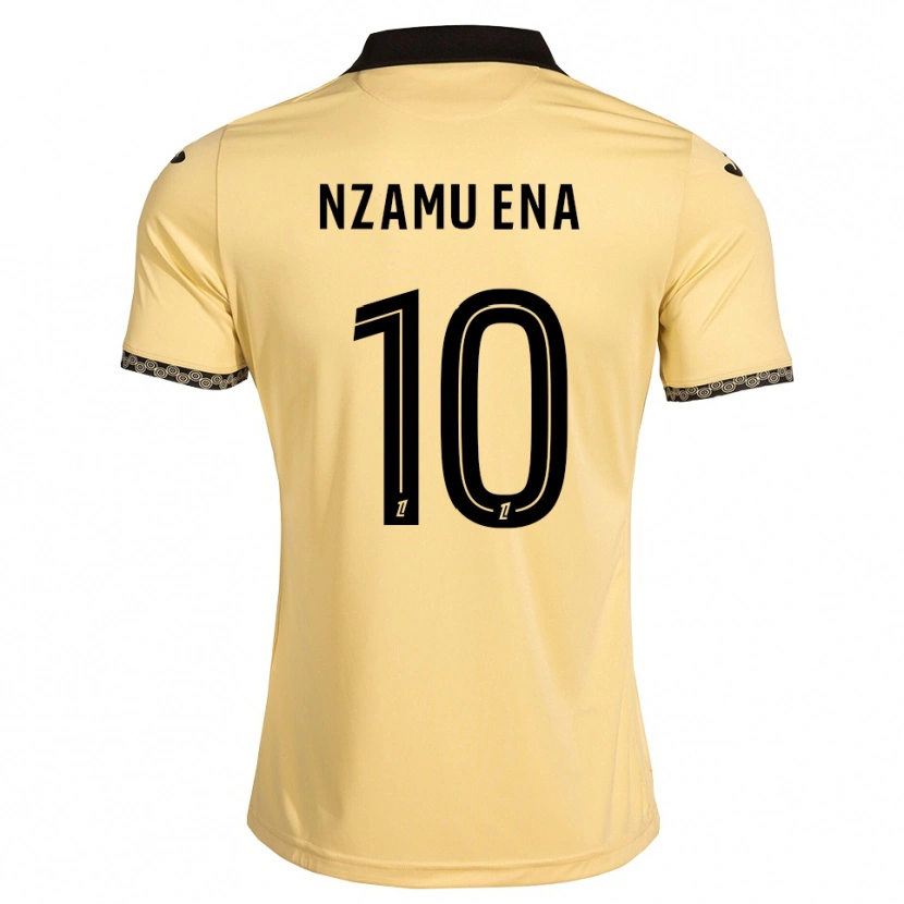 Danxen Uomo Maglia Arcial Nzamu Ena #10 Bianco Avorio Nero Kit Gara Away 2026/27 Maglietta