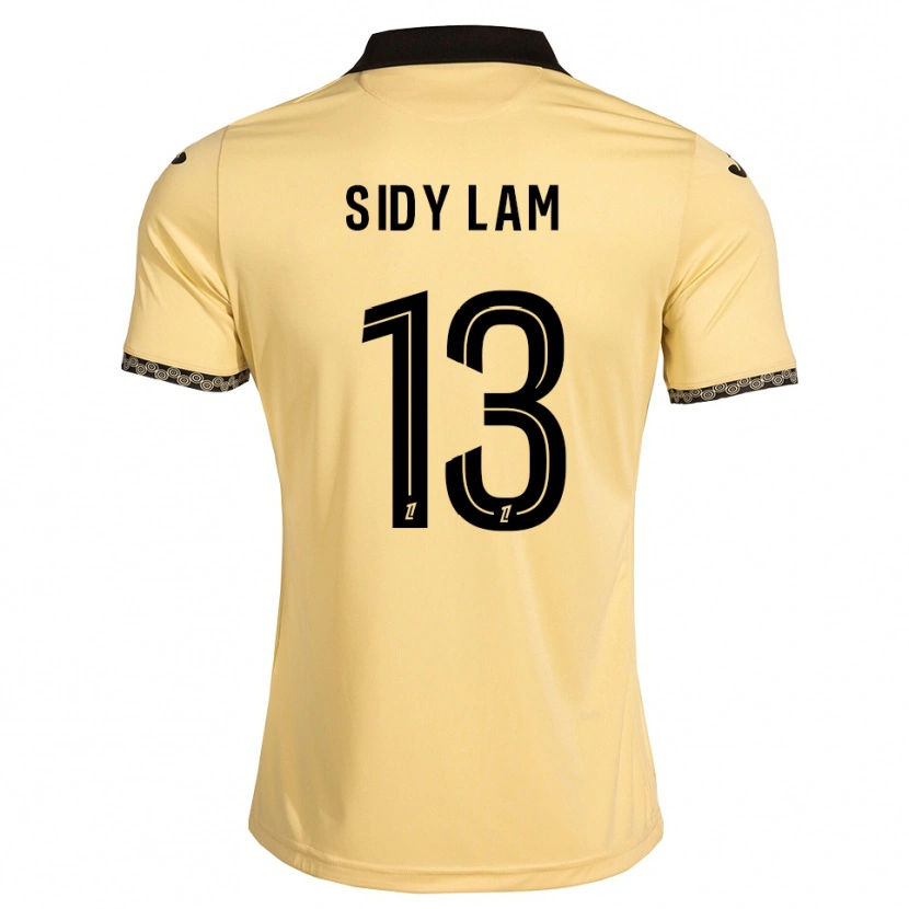 Danxen Uomo Maglia Tapsirou Sidy Lam #13 Bianco Avorio Nero Kit Gara Away 2026/27 Maglietta