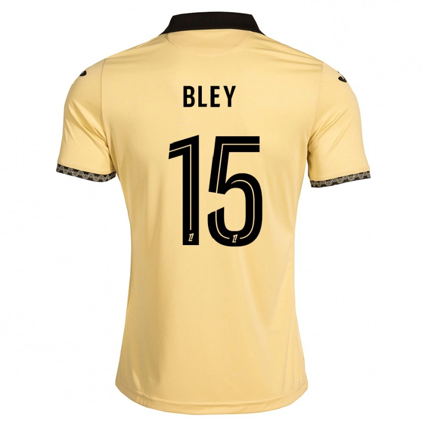 Danxen Uomo Maglia Martin Bley #15 Bianco Avorio Nero Kit Gara Away 2026/27 Maglietta