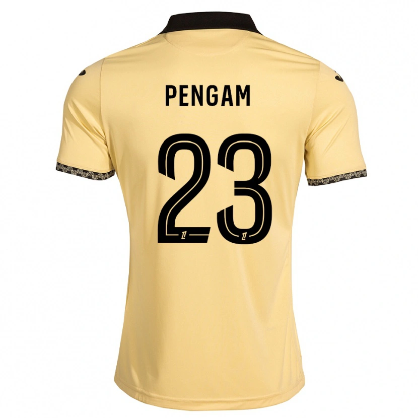 Danxen Uomo Maglia Imran Pengam #23 Bianco Avorio Nero Kit Gara Away 2026/27 Maglietta