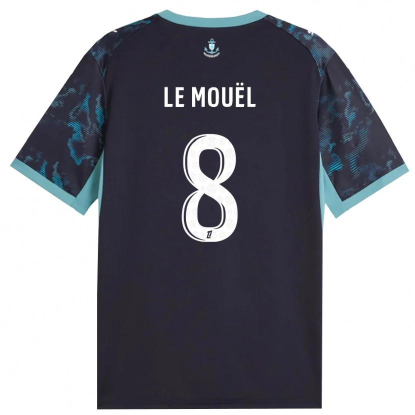 Danxen Uomo Maglia Margaux Le Mouël #8 Turchese Pallido Bianco Nero Kit Gara Away 2026/27 Maglietta