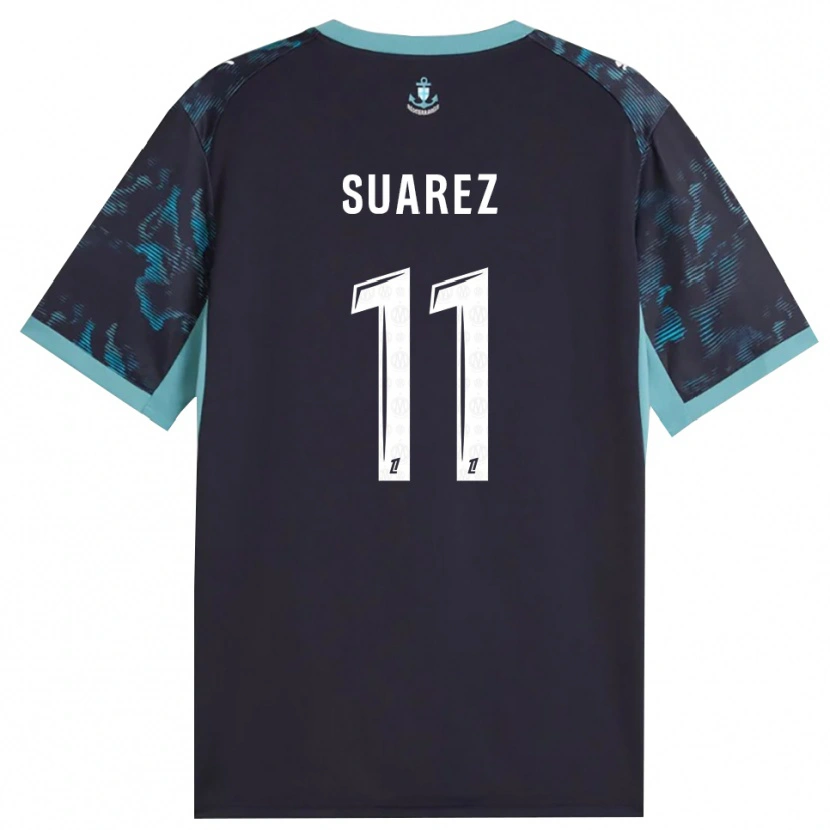 Danxen Uomo Maglia Luis Suarez #11 Turchese Pallido Bianco Nero Kit Gara Away 2026/27 Maglietta