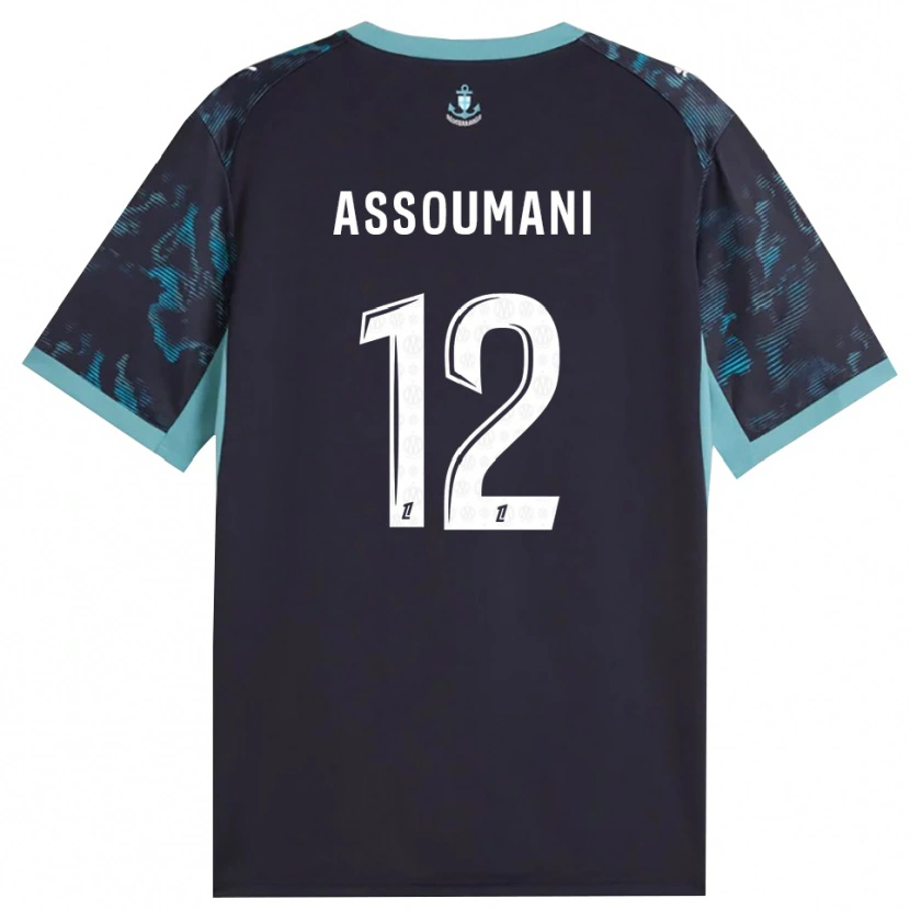 Danxen Uomo Maglia Saïfi Assoumani #12 Turchese Pallido Bianco Nero Kit Gara Away 2026/27 Maglietta