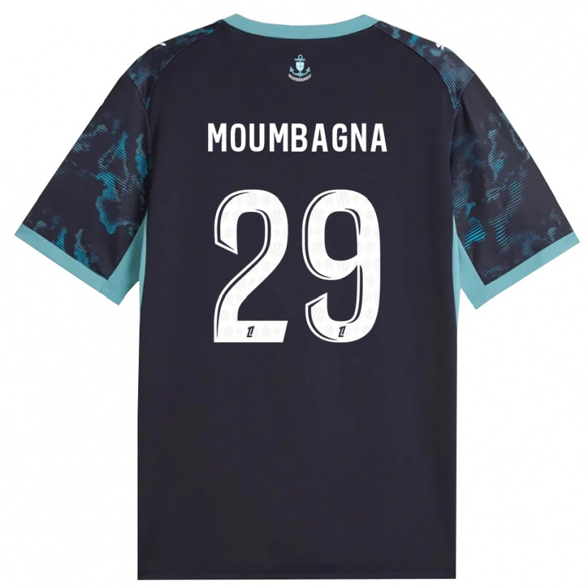 Danxen Uomo Maglia Faris Moumbagna #29 Turchese Pallido Bianco Nero Kit Gara Away 2026/27 Maglietta