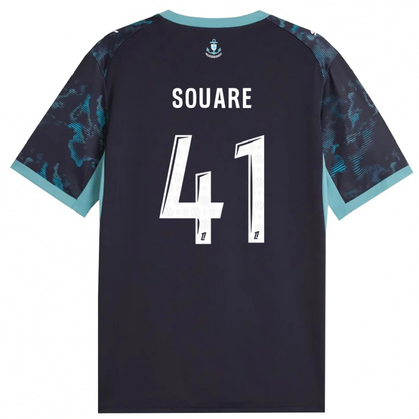 Danxen Uomo Maglia Cheick Souare #41 Turchese Pallido Bianco Nero Kit Gara Away 2026/27 Maglietta