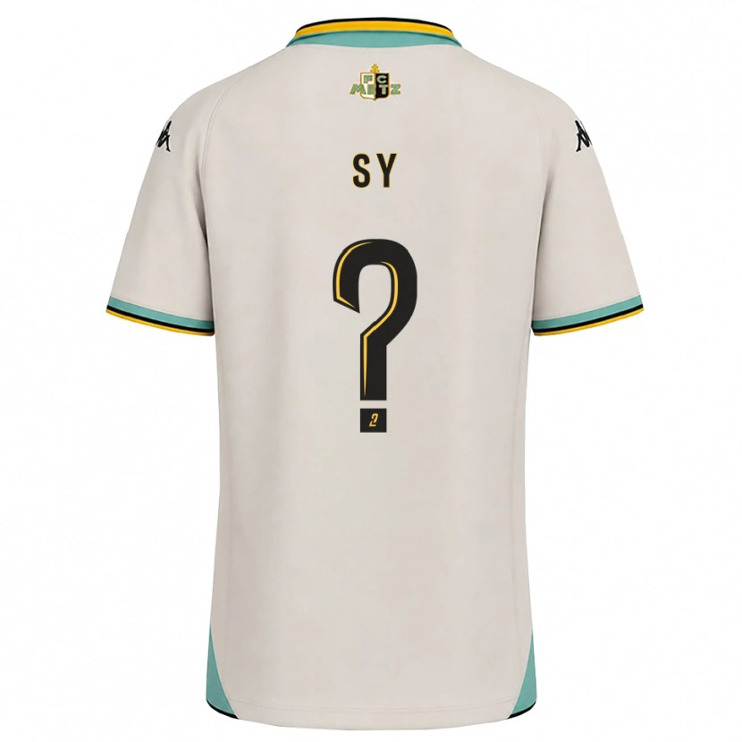 Danxen Uomo Maglia Alassane Sy #0 Bianco Floreale Nero Kit Gara Away 2026/27 Maglietta