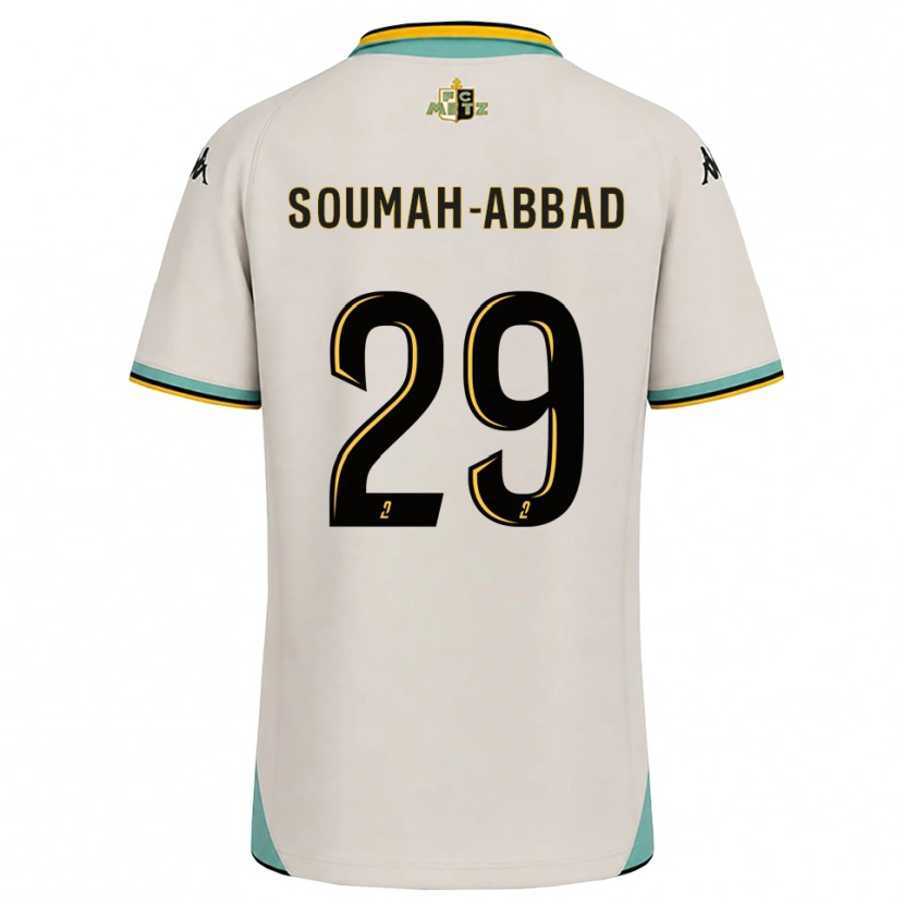 Danxen Uomo Maglia Édouard Soumah-Abbad #29 Bianco Floreale Nero Kit Gara Away 2026/27 Maglietta