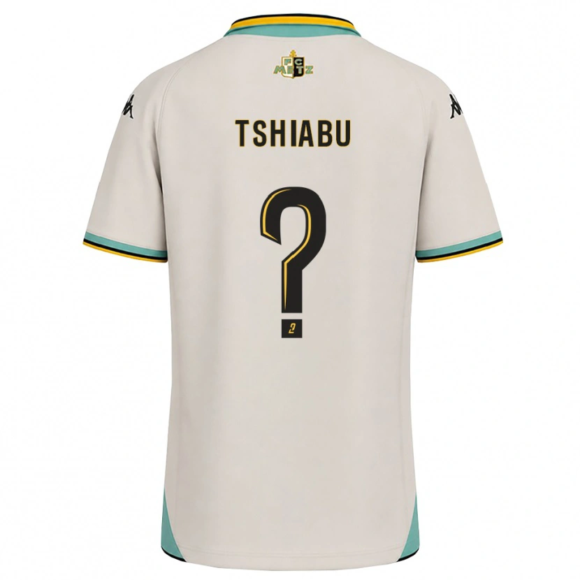 Danxen Uomo Maglia Joan Tshiabu #0 Bianco Floreale Nero Kit Gara Away 2026/27 Maglietta