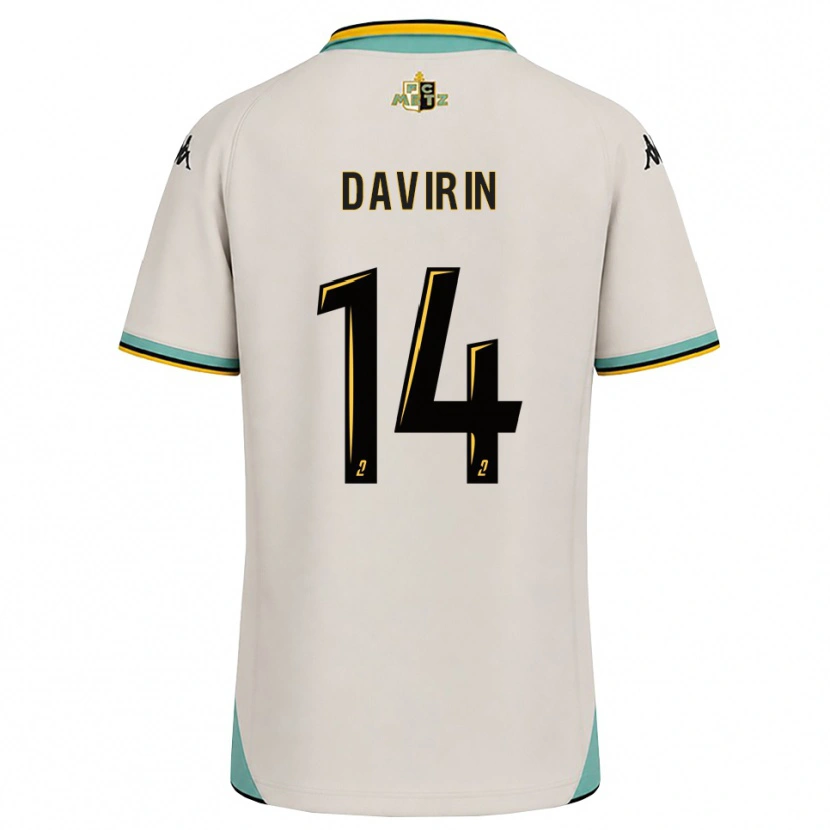 Danxen Uomo Maglia Pierre-Alexandre Davirin #14 Bianco Floreale Nero Kit Gara Away 2026/27 Maglietta