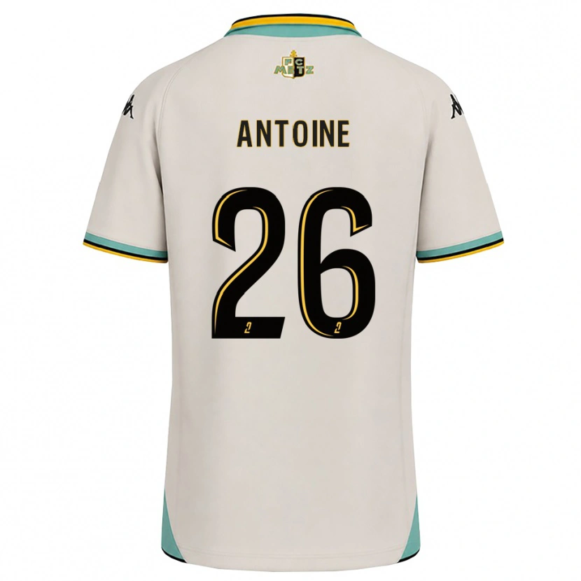 Danxen Uomo Maglia Maud Antoine #26 Bianco Floreale Nero Kit Gara Away 2026/27 Maglietta