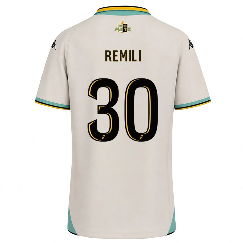 Danxen Uomo Maglia Célia Remili #30 Bianco Floreale Nero Kit Gara Away 2026/27 Maglietta