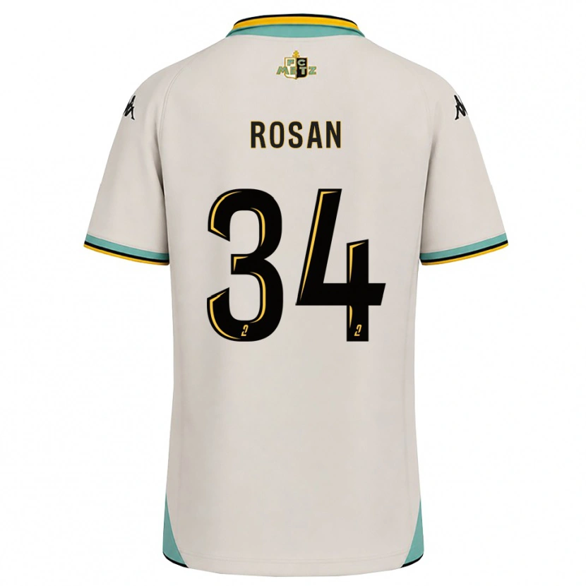 Danxen Uomo Maglia Kaylia Rosan #34 Bianco Floreale Nero Kit Gara Away 2026/27 Maglietta