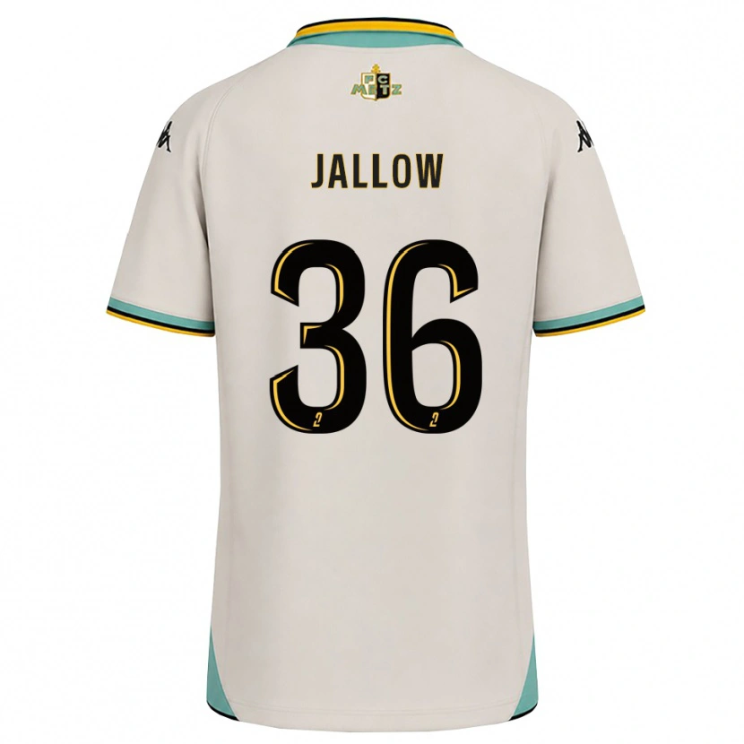 Danxen Uomo Maglia Ablie Jallow #36 Bianco Floreale Nero Kit Gara Away 2026/27 Maglietta